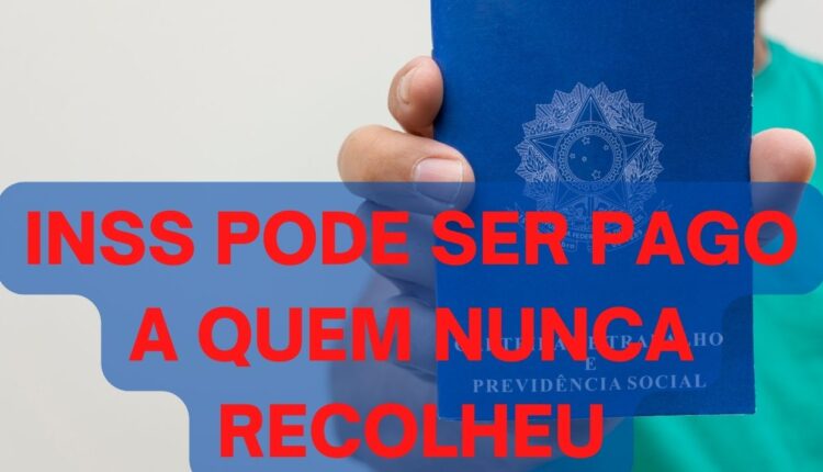 Se você nunca recolheu o INSS, saiba se tem direito ao benefício