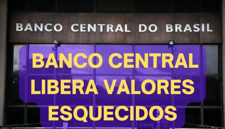 Banco Central libera valores esquecidos