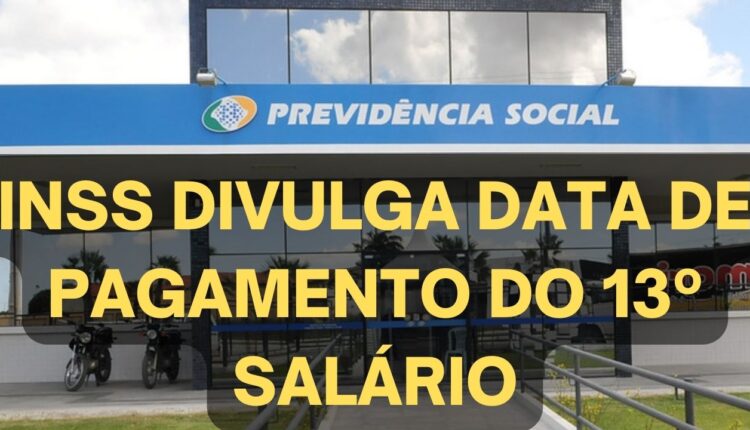 Data de pagamento do 13º salário INSS